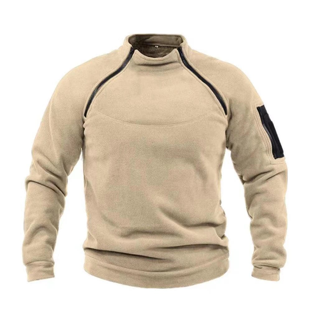 Sweat Polaire Style Militaire pour l'Extérieur