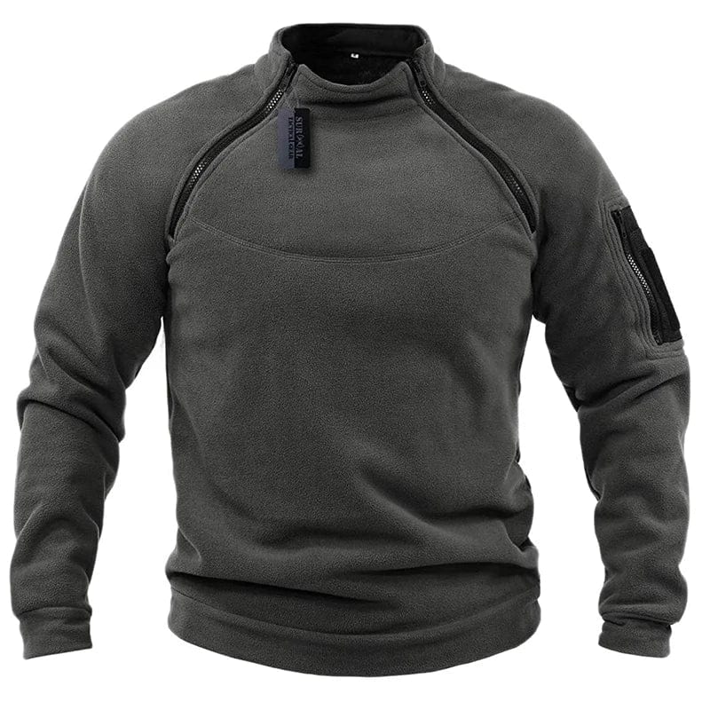 Sweat Polaire Style Militaire pour l'Extérieur