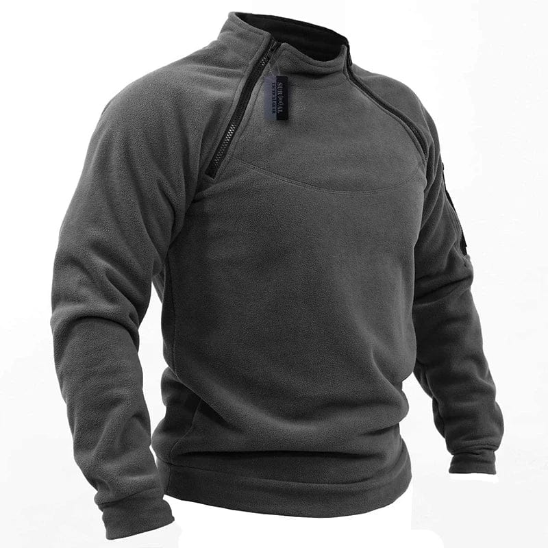 Sweat Polaire Style Militaire pour l'Extérieur