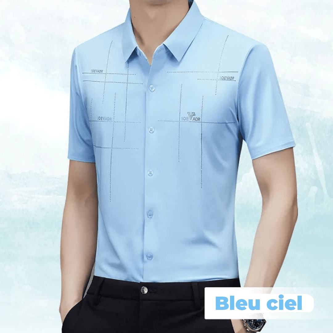 Daniel｜Chemise d'Affaires en Soie pour Hommes