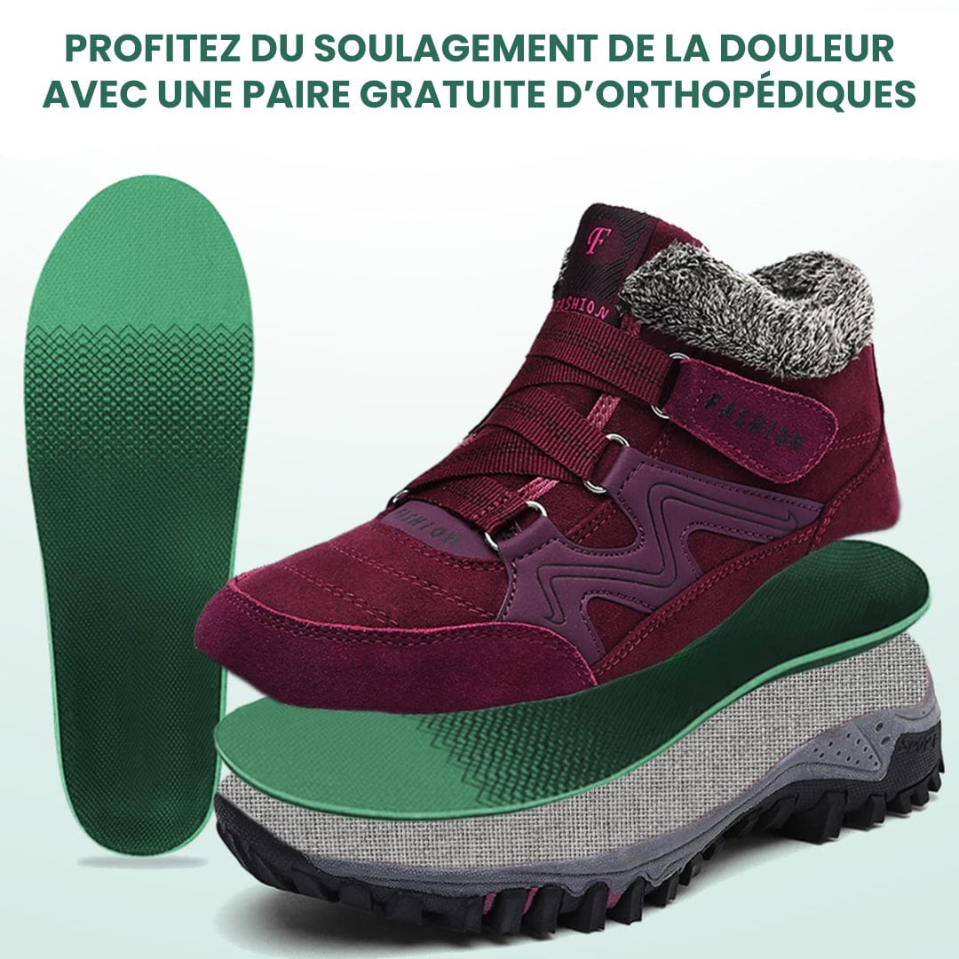 Solène - Chaussures d'hiver orthopédiques.