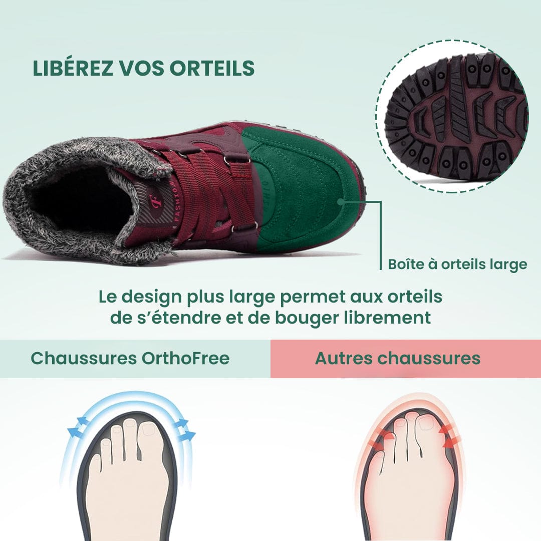 Solène - Chaussures d'hiver orthopédiques.