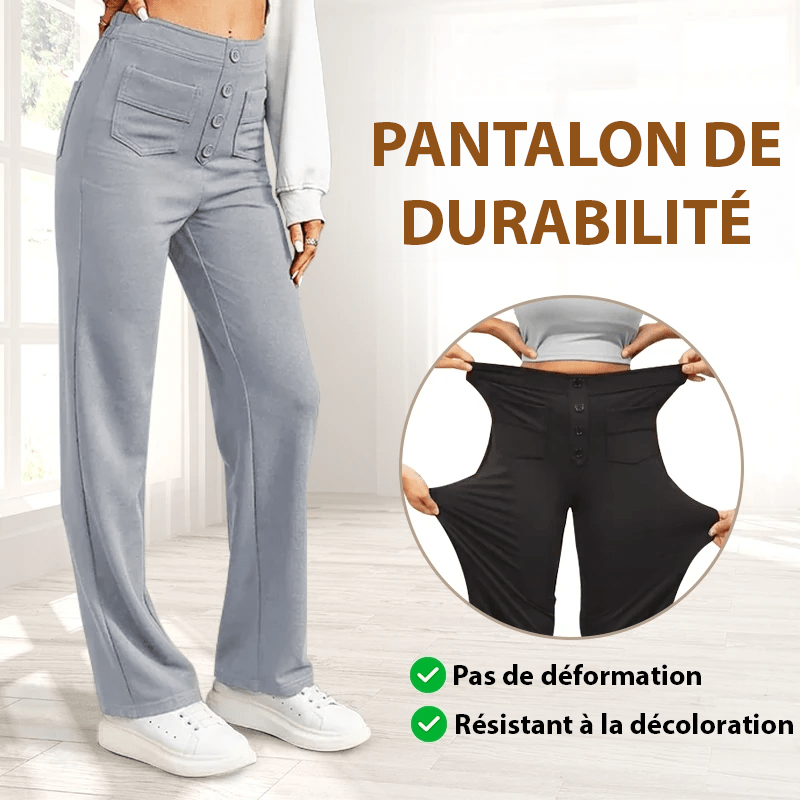 Élise | Pantalon Stretch Confortable Avec Poches