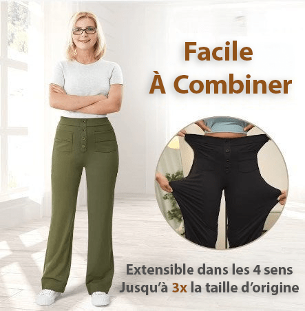 Élise | Pantalon Stretch Confortable Avec Poches