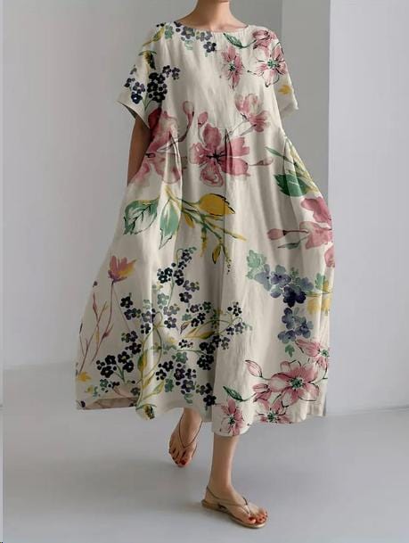 Madeleine｜Robe  Élégante Floral pour Femmes