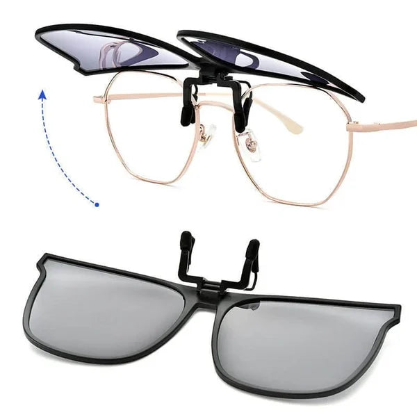 Lunettes de soleil à clipser et rabattables polarisées