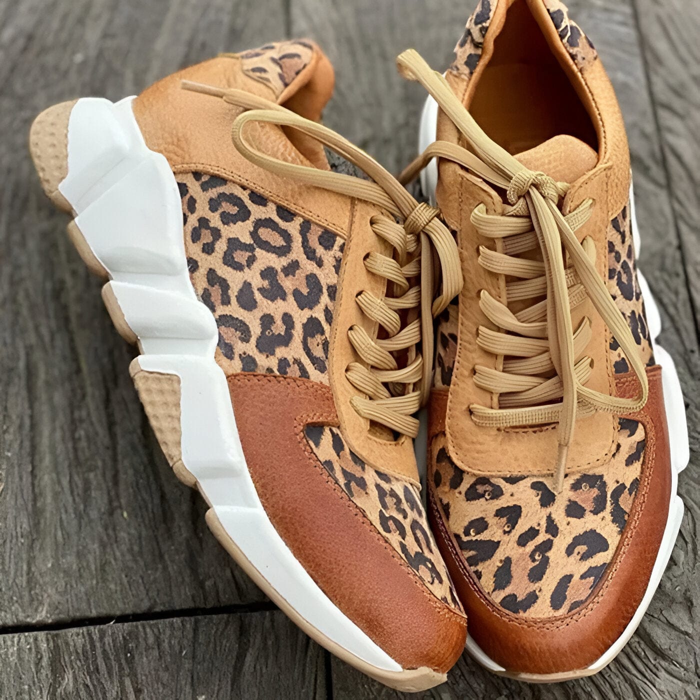 Léa | Baskets Confortboost Leopard