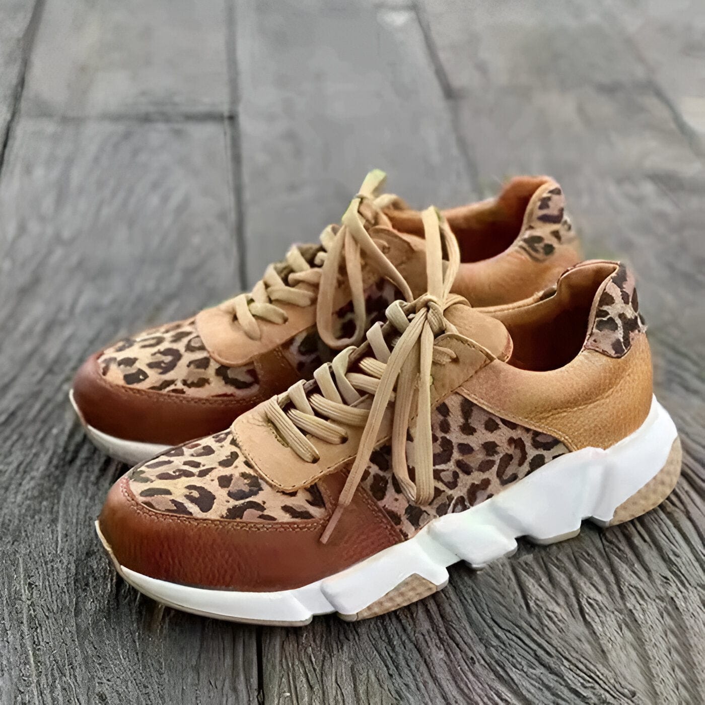 Léa | Baskets Confortboost Leopard